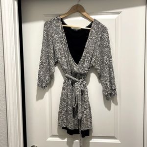 Fashion Nova Wrap Dress sz L